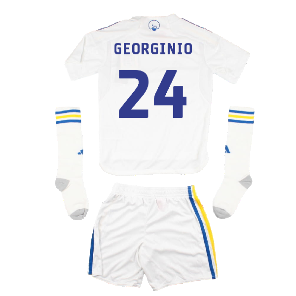 2023-2024 Leeds United Home Mini Kit (GEORGINIO 24)