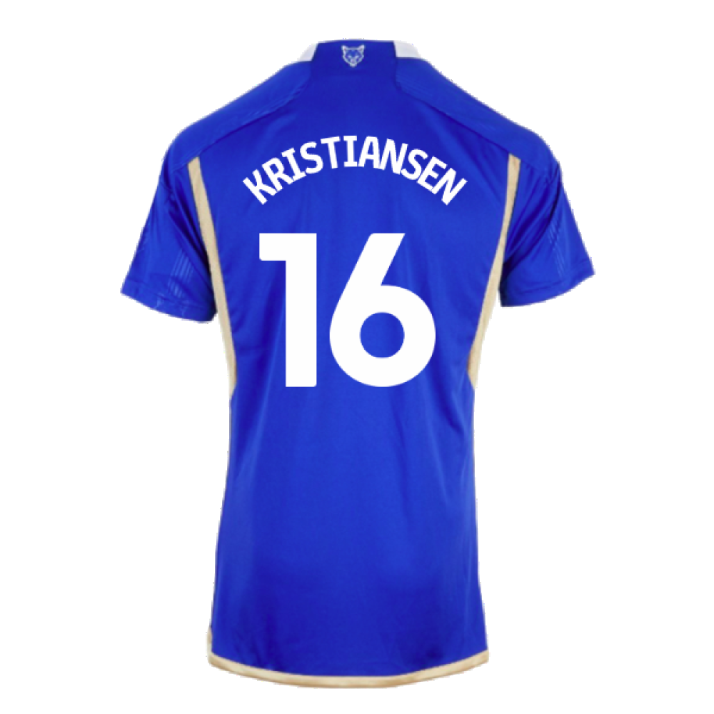 2023-2024 Leicester City Home Shirt (Kristiansen 16)