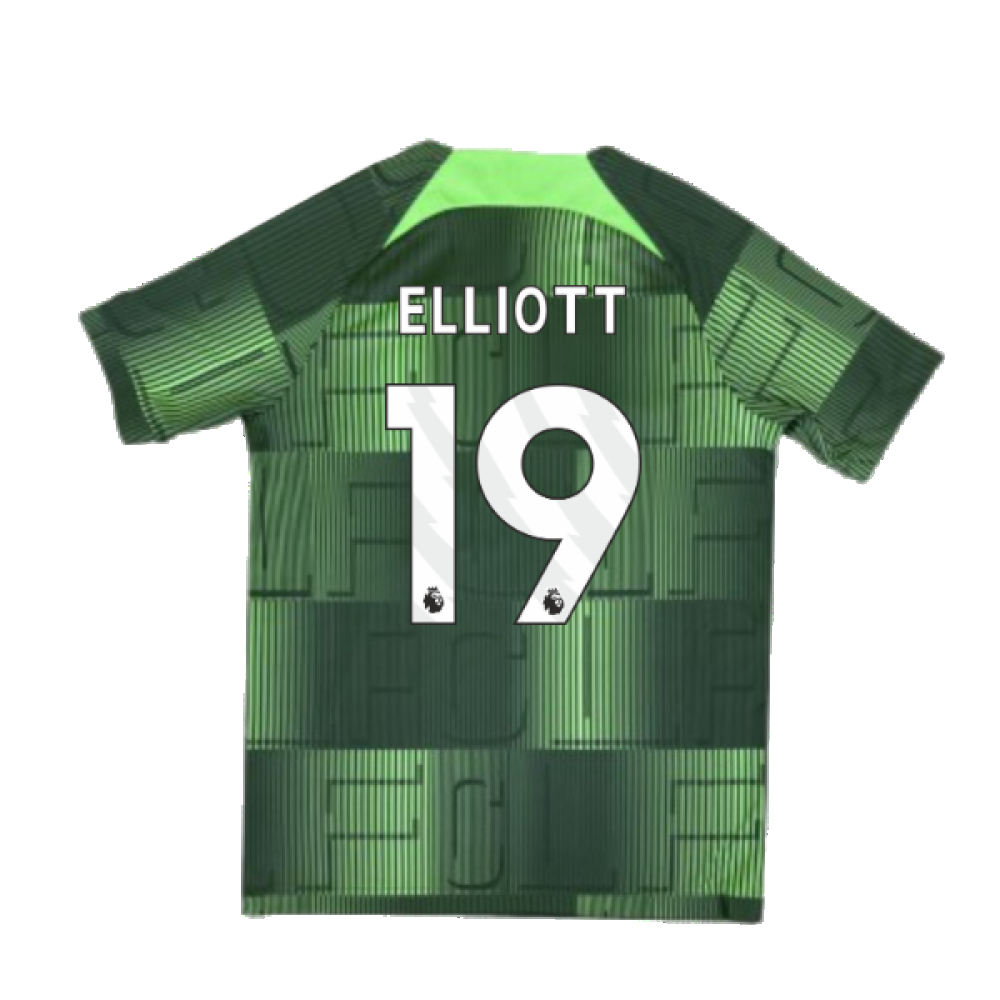 2023-2024 Liverpool Academy Pre-Match Shirt (Green) - Kids (Elliott 19)