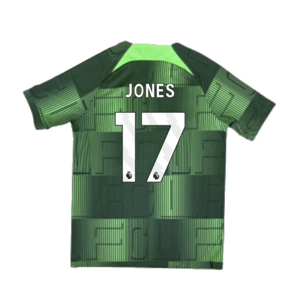 2023-2024 Liverpool Academy Pre-Match Shirt (Green) - Kids (Jones 17)