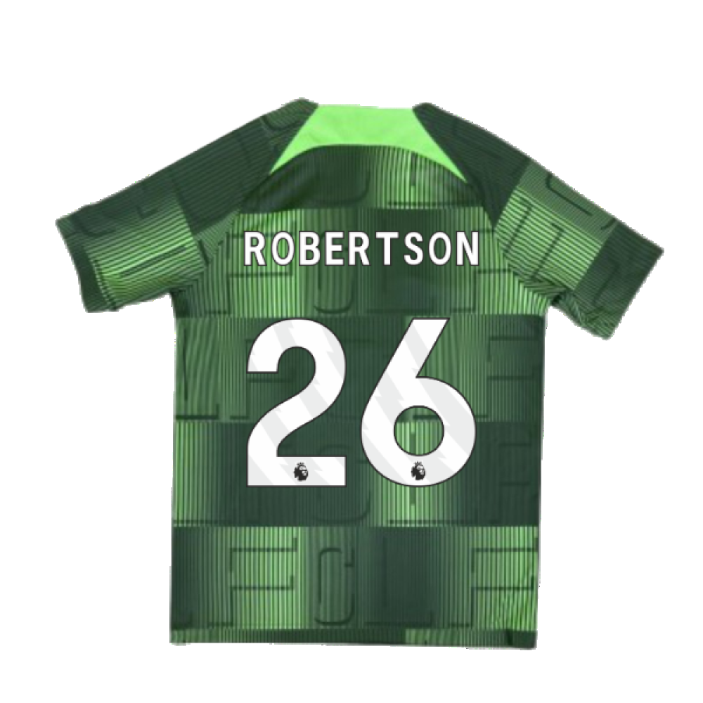 2023-2024 Liverpool Academy Pre-Match Shirt (Green) - Kids (Robertson 26)