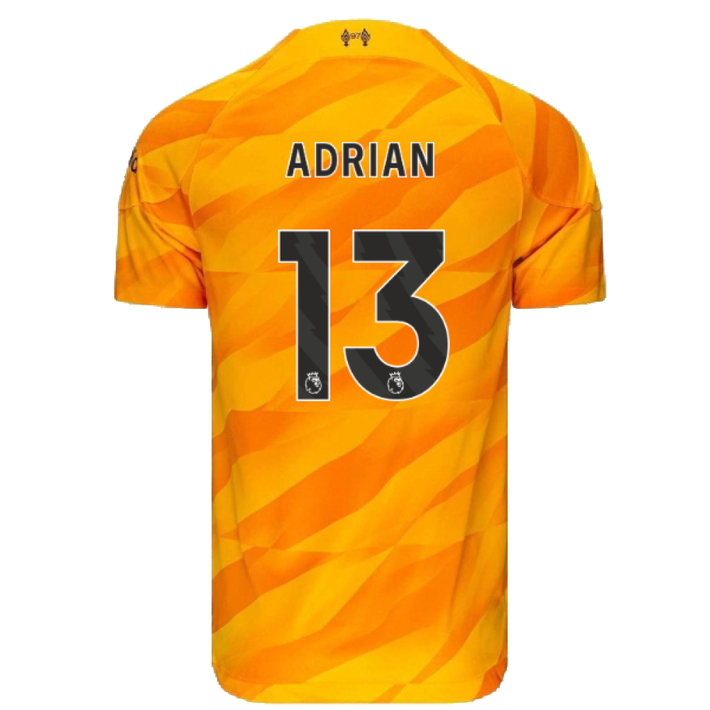 2023-2024 Liverpool Away Goalkeeper Shirt (Orange) (Adrian 13)