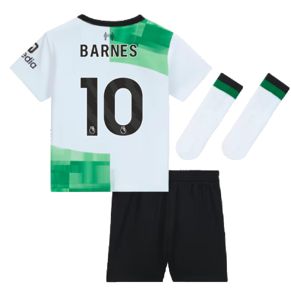 2023-2024 Liverpool Away Infant Baby Kit (Barnes 10)