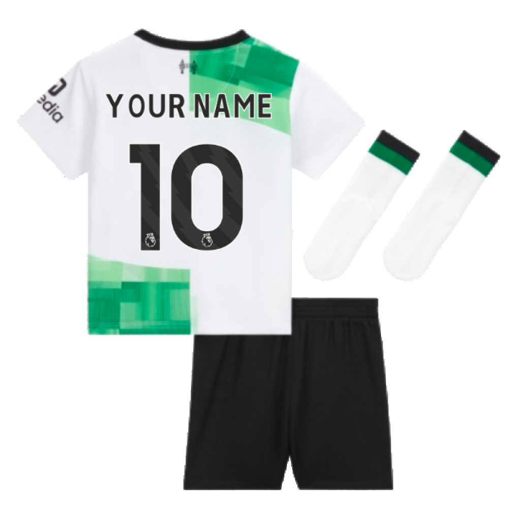 2023-2024 Liverpool Away Little Boys Mini Kit (Your Name)