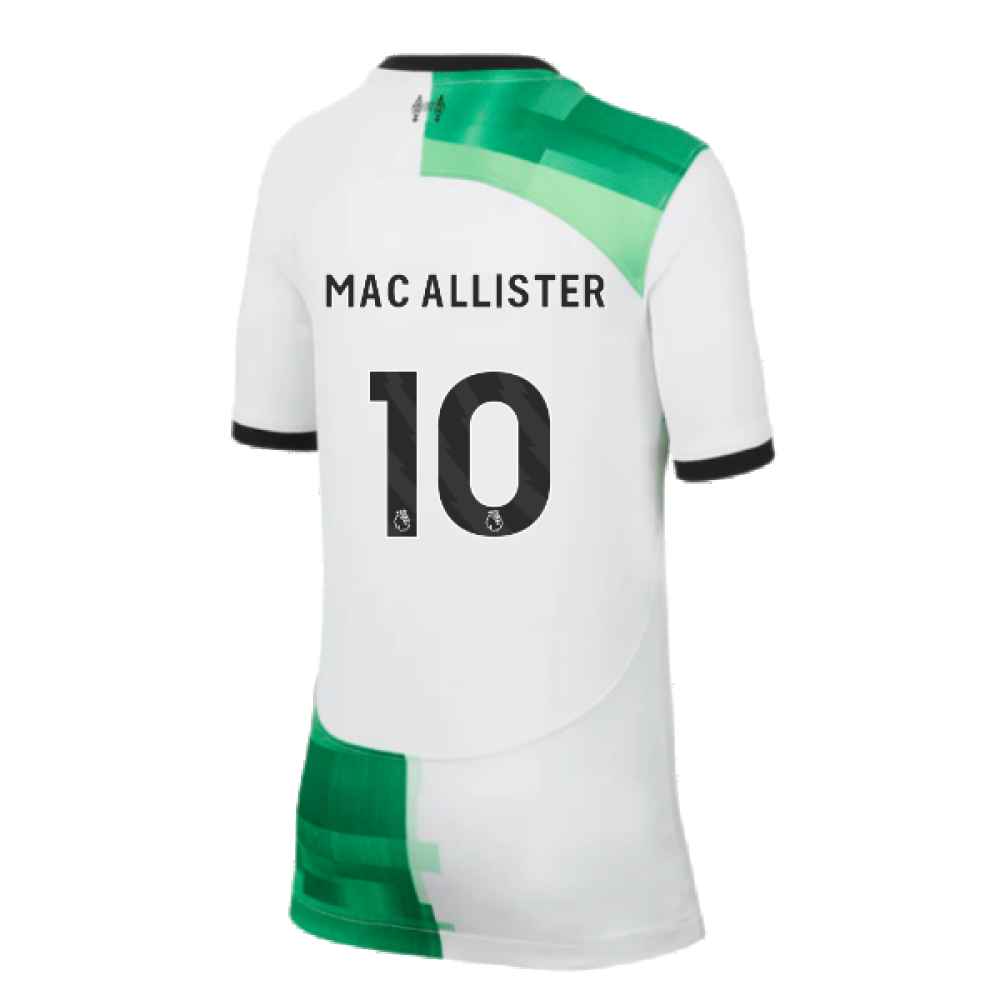 2023-2024 Liverpool Away Shirt (Kids) (Mac Allister 10)