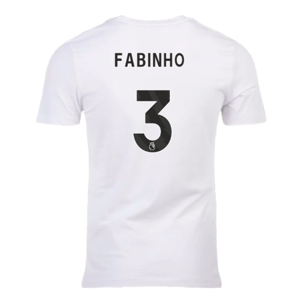 2023-2024 Liverpool Crest Tee (White) (Fabinho 3)