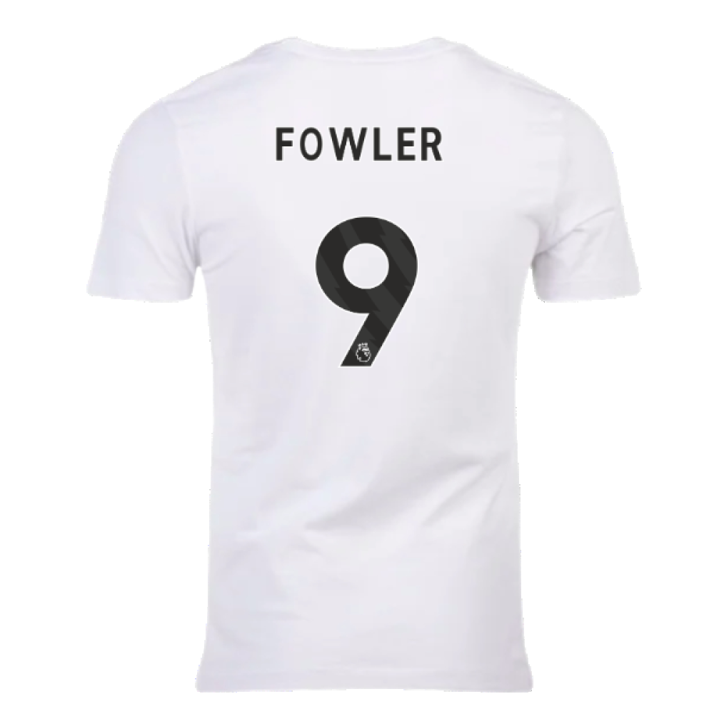 2023-2024 Liverpool Crest Tee (White) (Fowler 9)