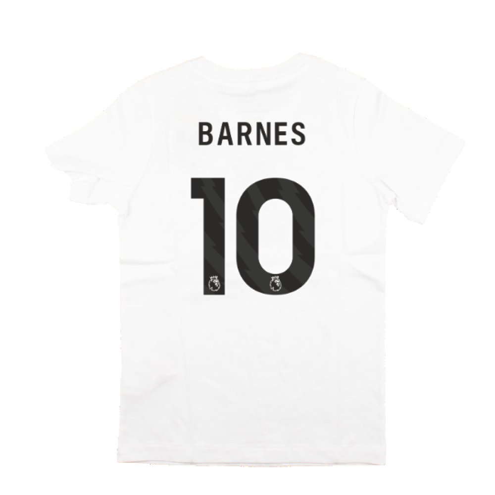 2023-2024 Liverpool Crest Tee (White) - Kids (Barnes 10)