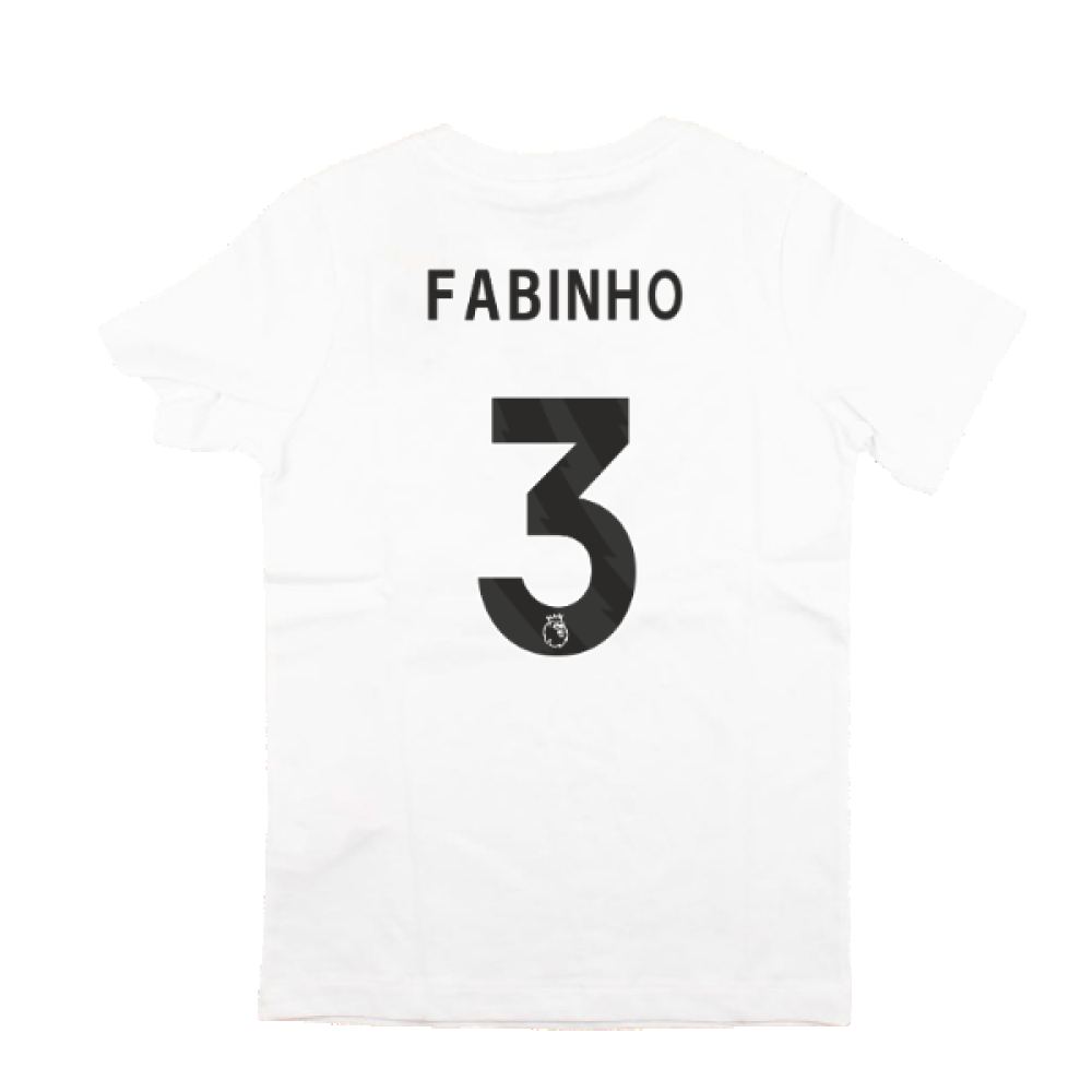 2023-2024 Liverpool Crest Tee (White) - Kids (Fabinho 3)