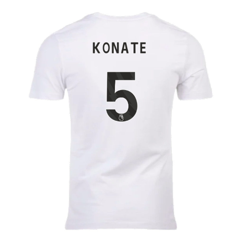 2023-2024 Liverpool Crest Tee (White) (Konate 5)