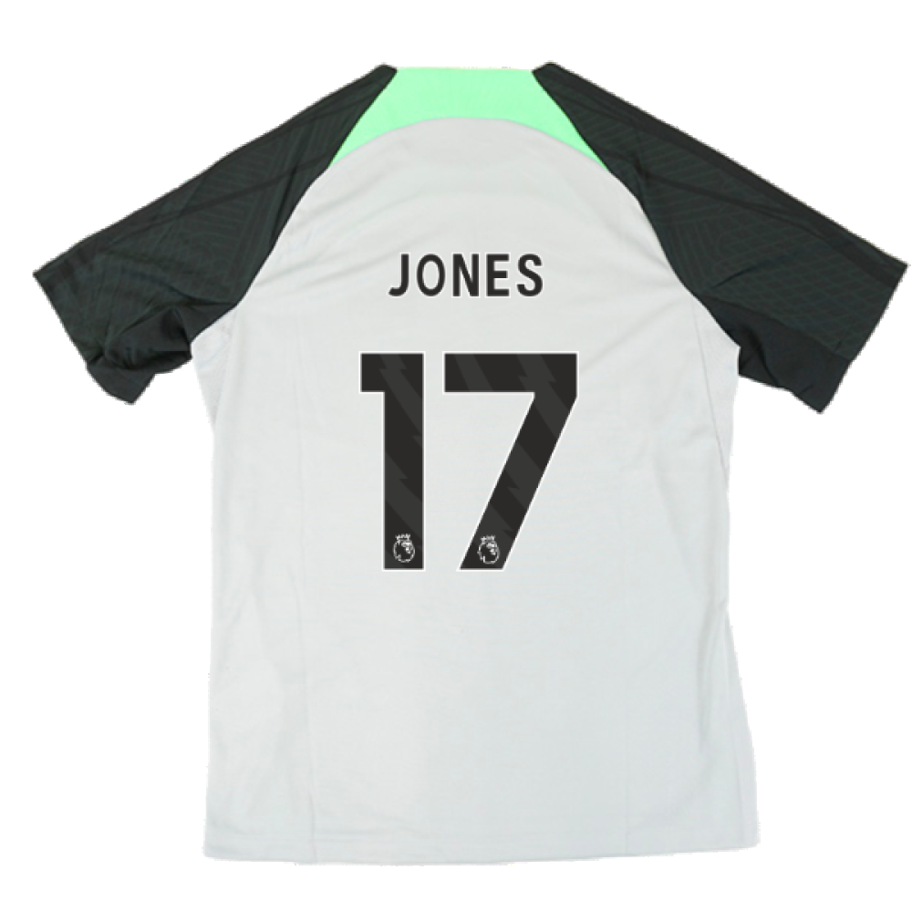 2023-2024 Liverpool Dri-Fit Strike Training Shirt (Grey) (Jones 17)