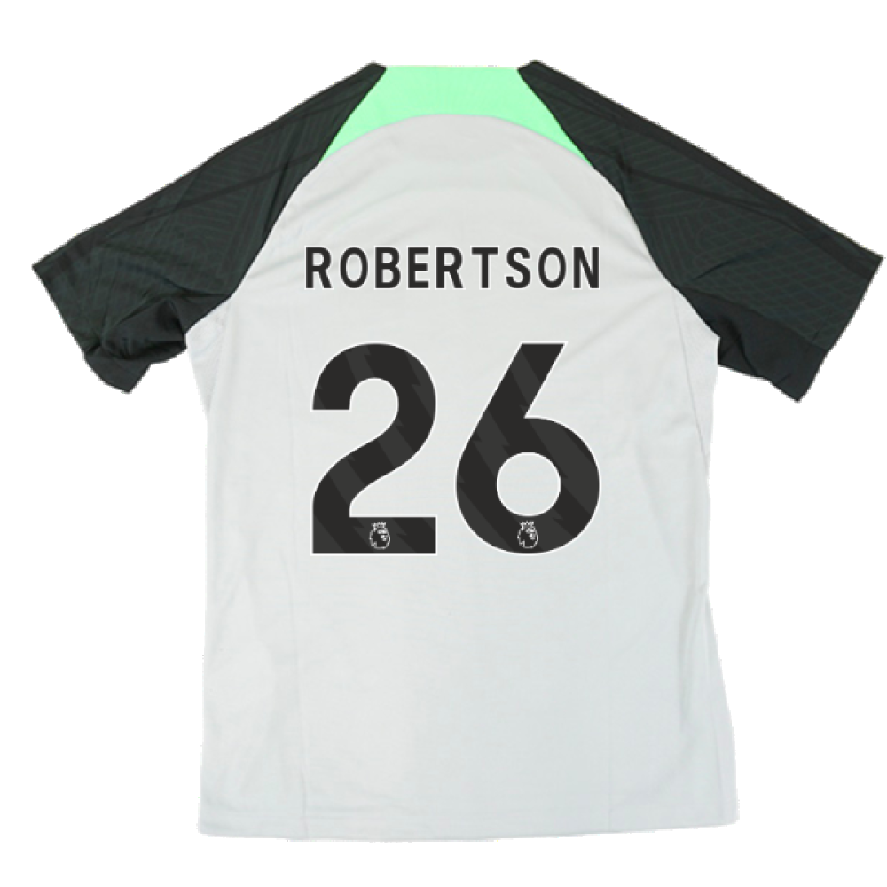 2023-2024 Liverpool Dri-Fit Strike Training Shirt (Grey) (Robertson 26)