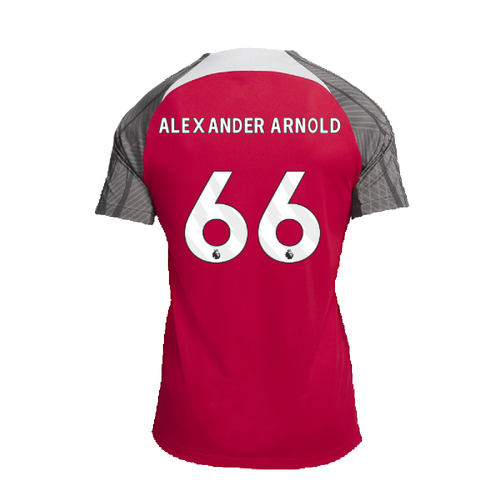 2023-2024 Liverpool Dri-Fit Strike Training Shirt (Red) (Alexander Arnold 66)