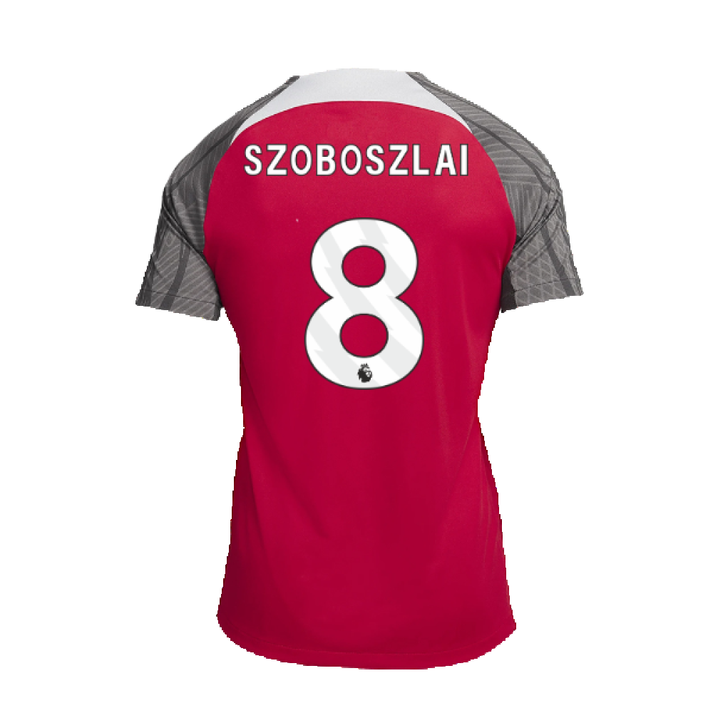 2023-2024 Liverpool Dri-Fit Strike Training Shirt (Red) (Szoboszlai 8)