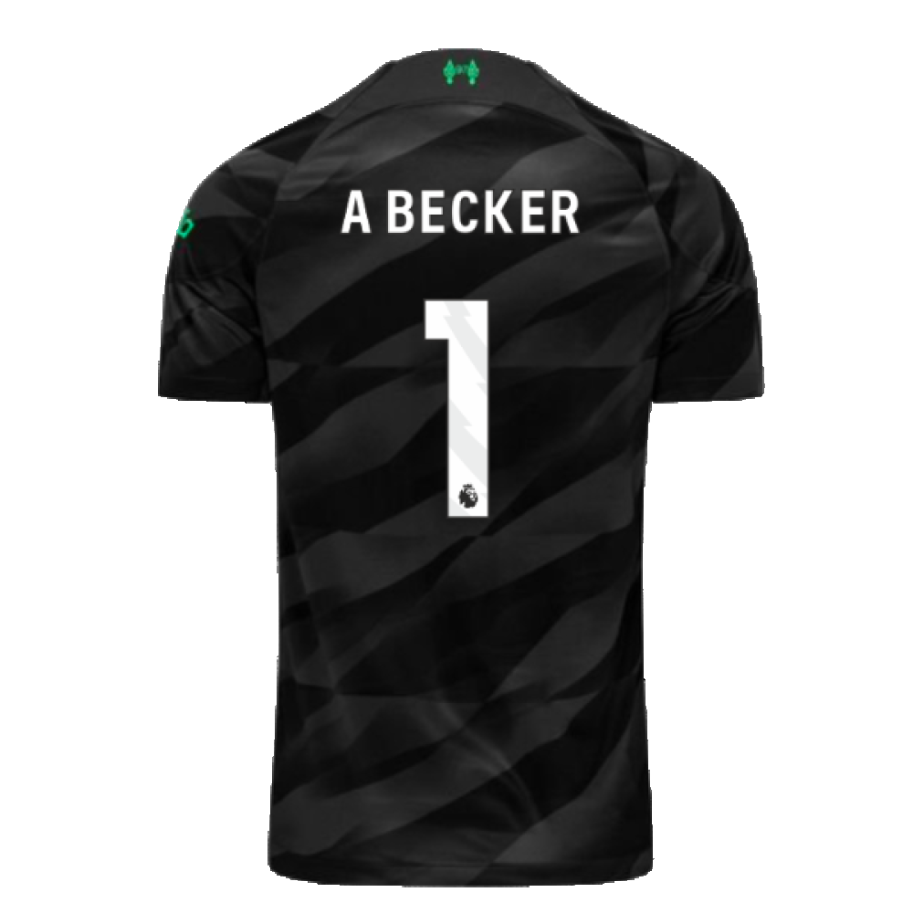 2023-2024 Liverpool Goalkeeper Home Shirt (Black) (A Becker 1)