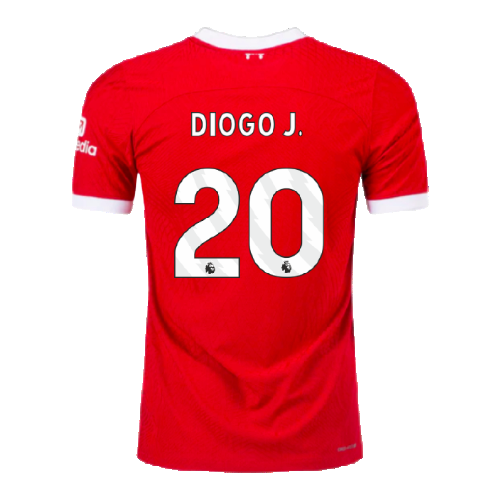 2023-2024 Liverpool Home Dri-Fit ADV Match Shirt (Diogo J. 20)