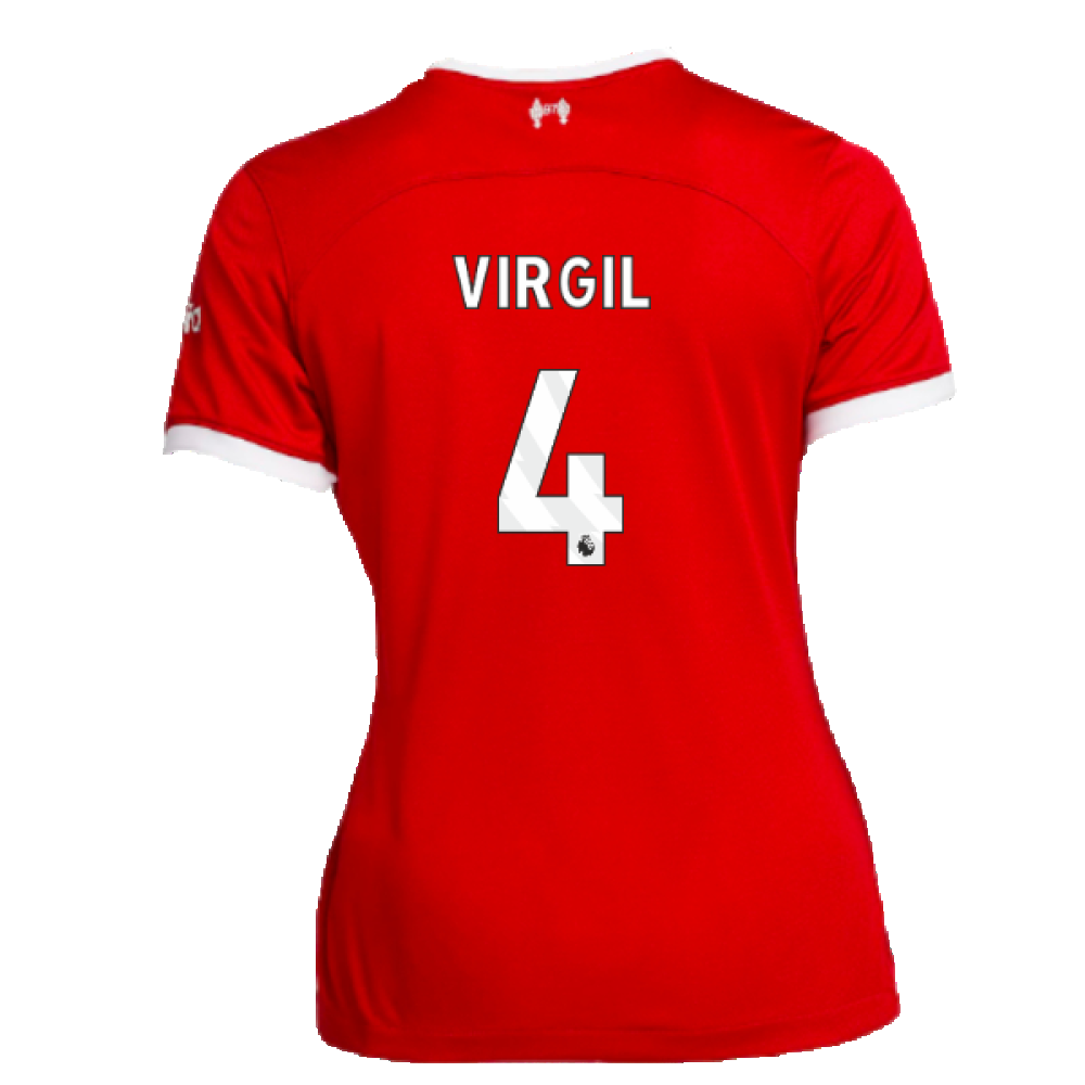 2023-2024 Liverpool Home Shirt (Ladies) (Virgil 4)