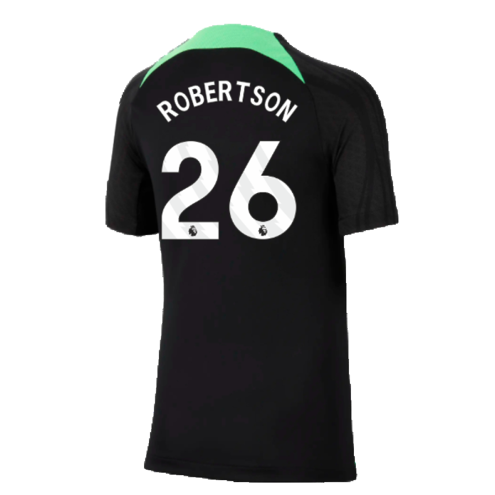 2023-2024 Liverpool Strike Dri-Fit Training Shirt (Black) (Robertson 26)