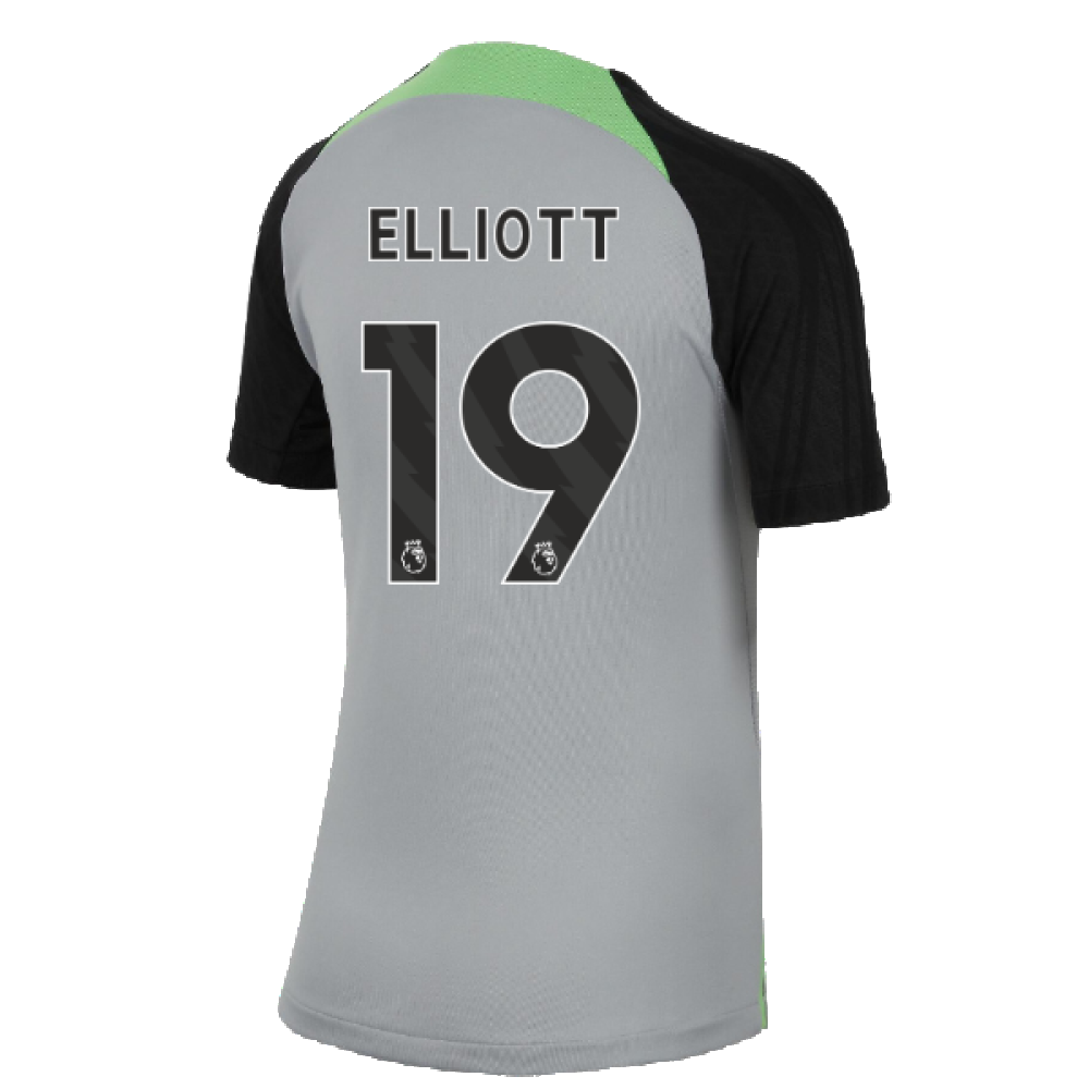 2023-2024 Liverpool Strike Dri-Fit Training Shirt (Grey) - Kids (Elliott 19)