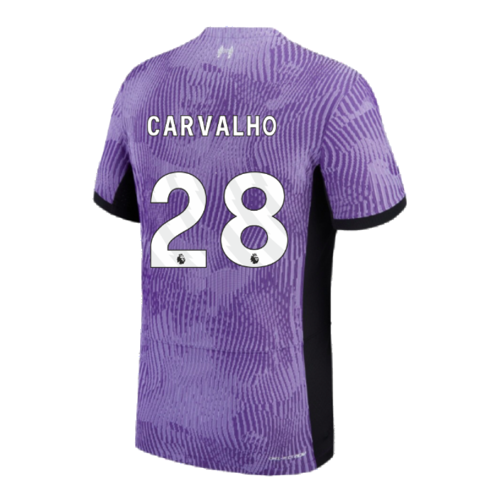 2023-2024 Liverpool Third Authentic Match Shirt (Carvalho 28)