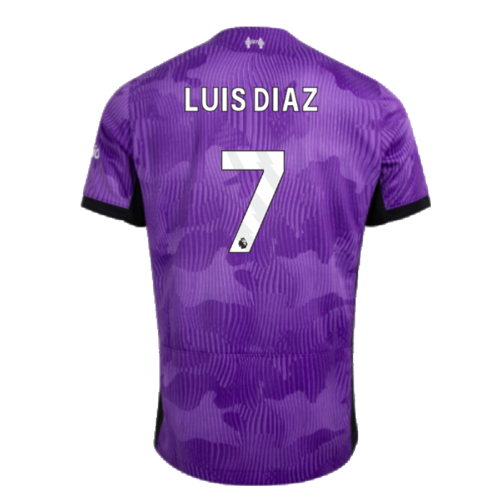 2023-2024 Liverpool Third Mini Kit (Luis Diaz 7)