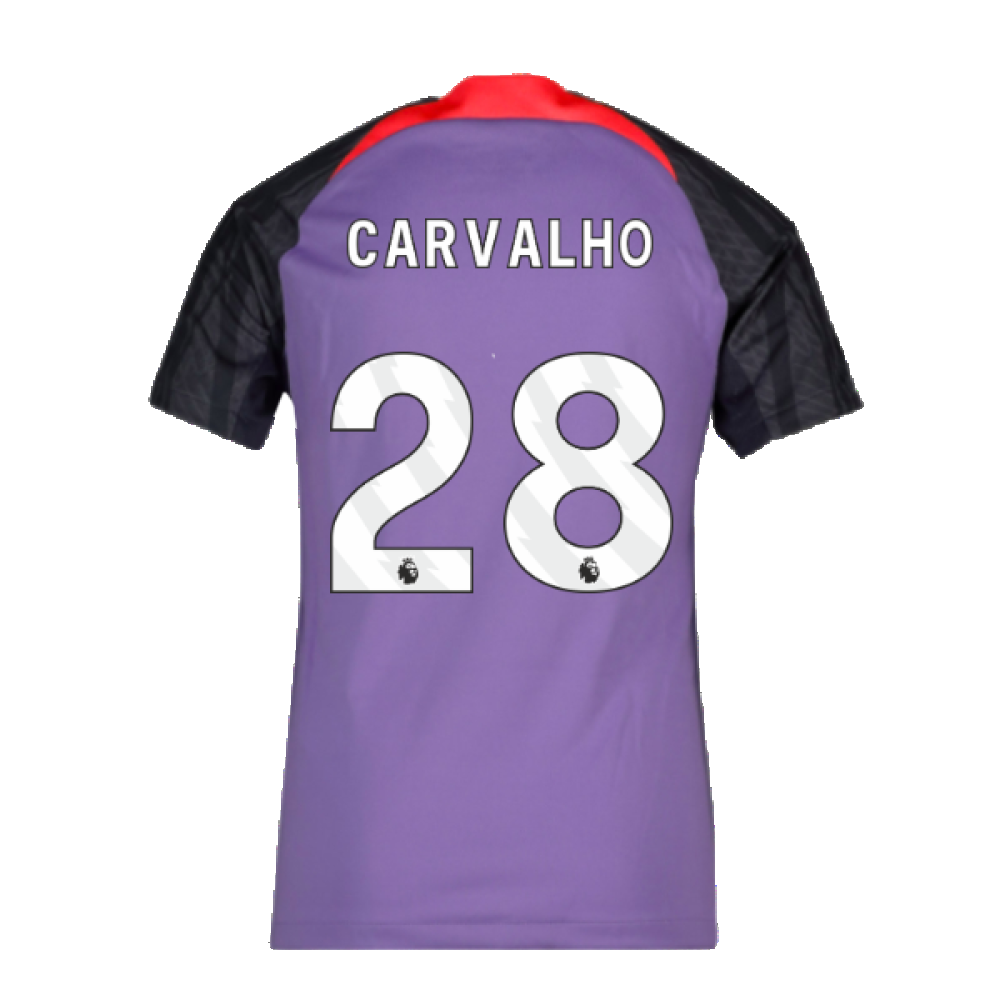 2023-2024 Liverpool Training Shirt (Space Purple) - Kids (Carvalho 28)