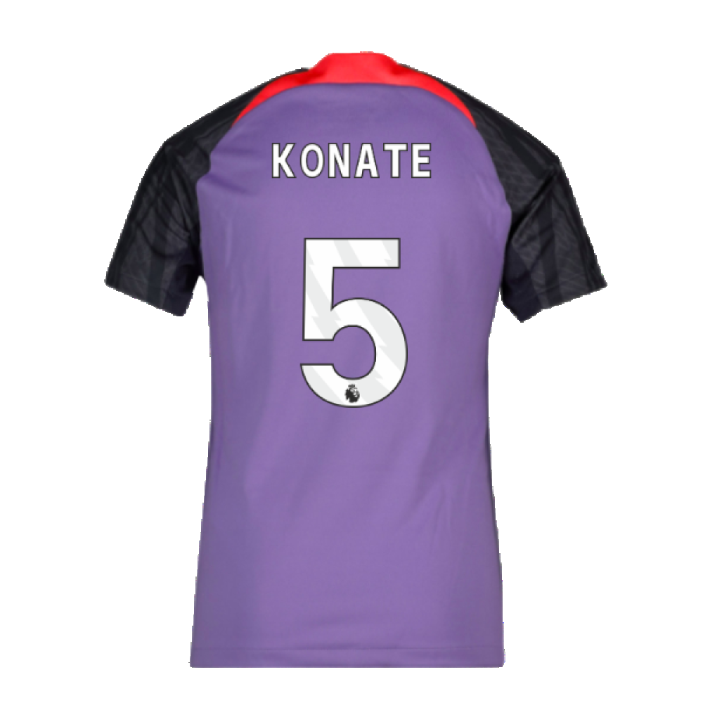 2023-2024 Liverpool Training Shirt (Space Purple) (Konate 5)