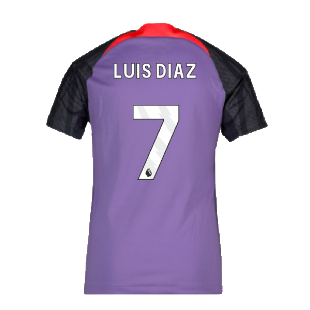 2023-2024 Liverpool Training Shirt (Space Purple) (Luis Diaz 7)