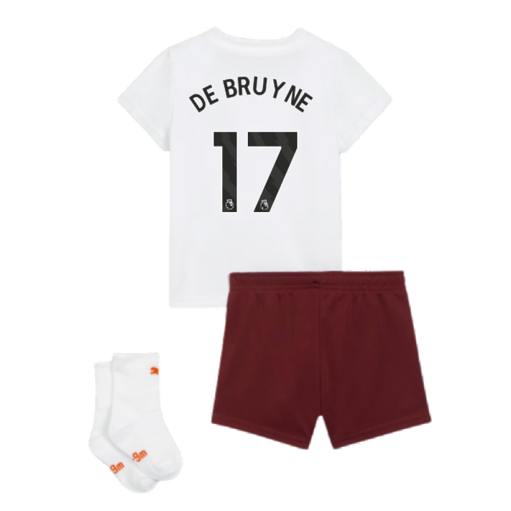 2023-2024 Man City Away Baby Kit (DE BRUYNE 17)
