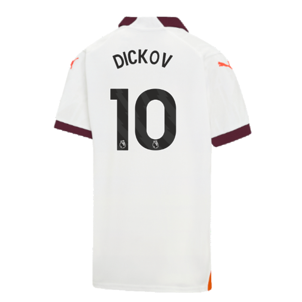 2023-2024 Man City Away Shirt (Kids) (DICKOV 10)