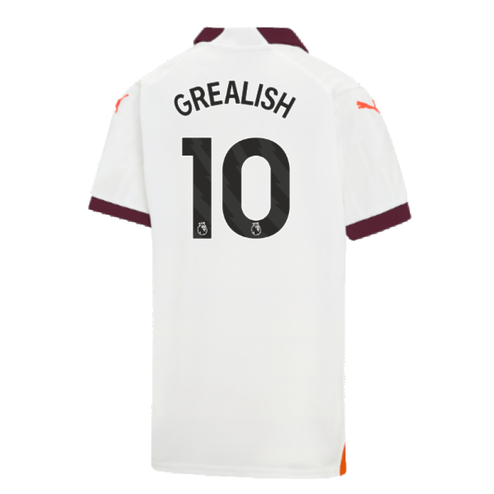 2023-2024 Man City Away Shirt (Kids) (GREALISH 10)