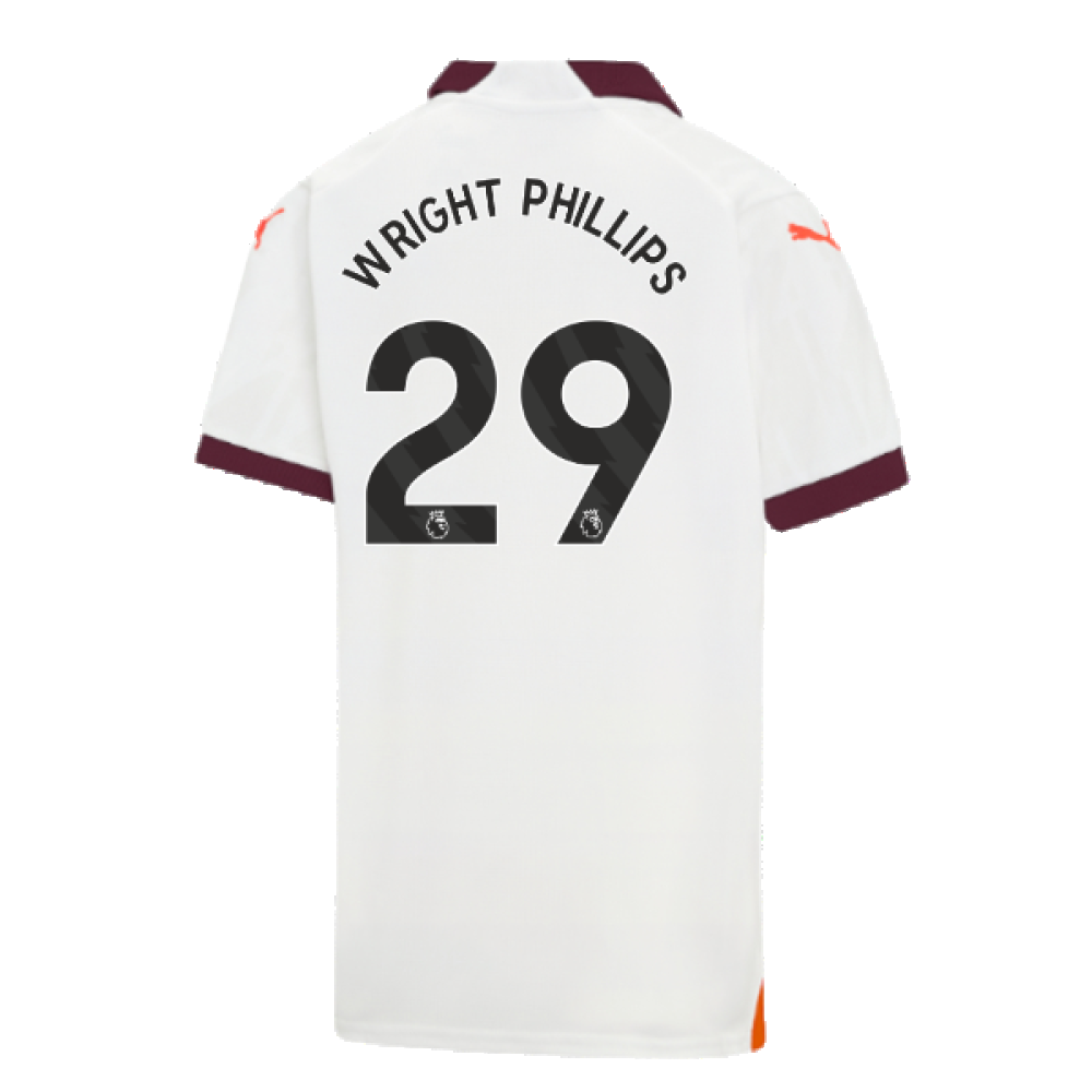 2023-2024 Man City Away Shirt (Kids) (WRIGHT PHILLIPS 29)