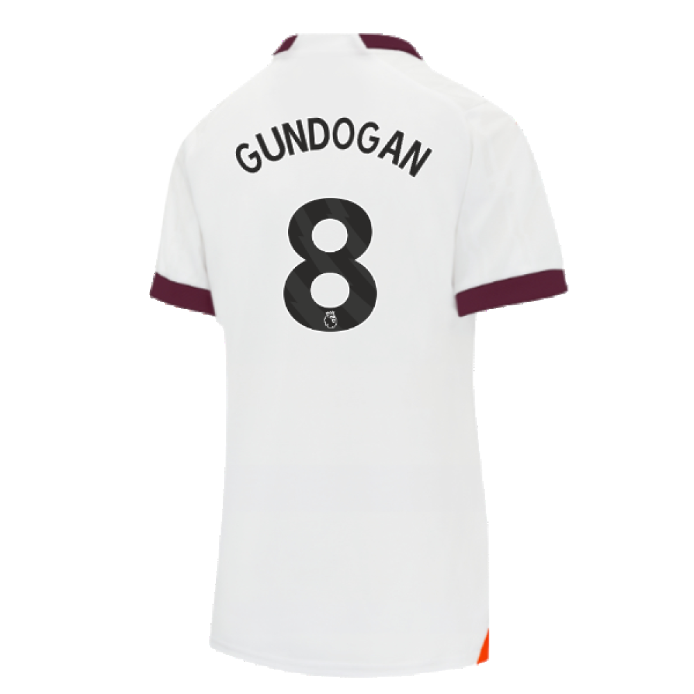 2023-2024 Man City Away Shirt (Ladies) (GUNDOGAN 8)