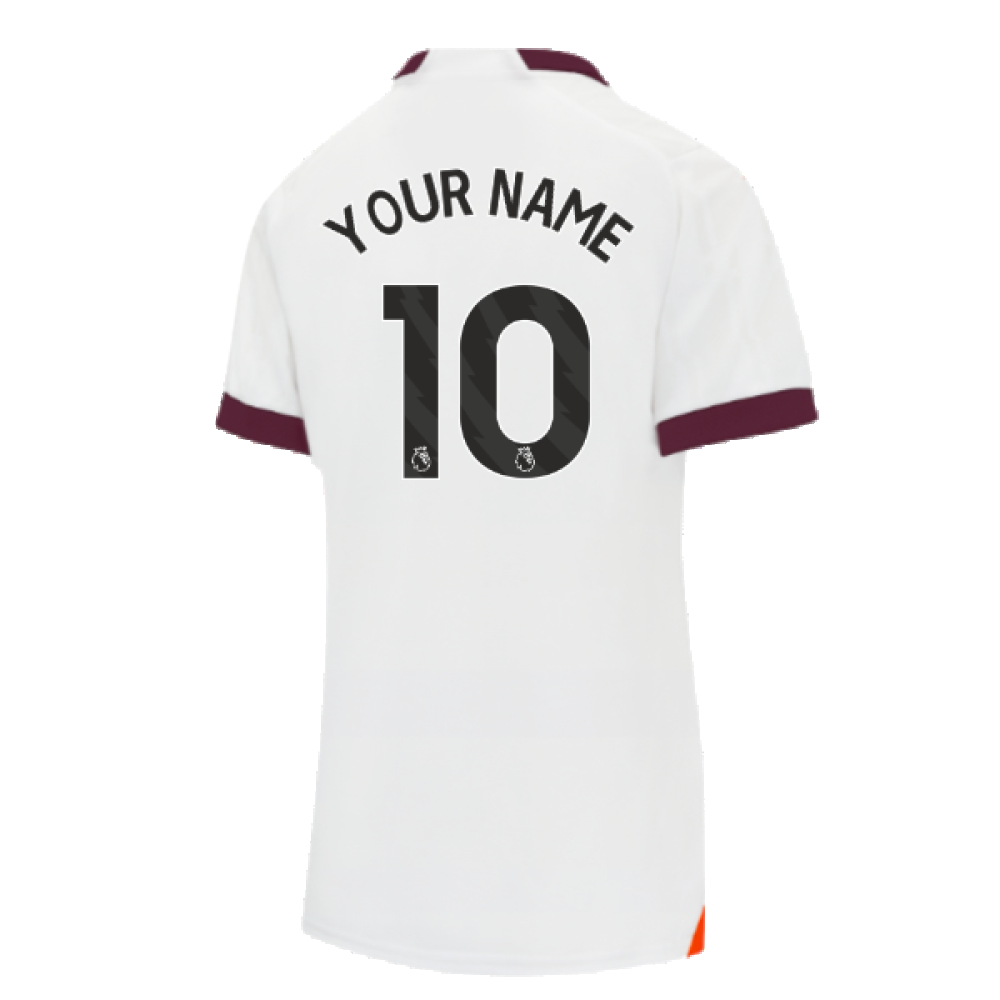 2023-2024 Man City Away Shirt (Ladies) (Your Name)