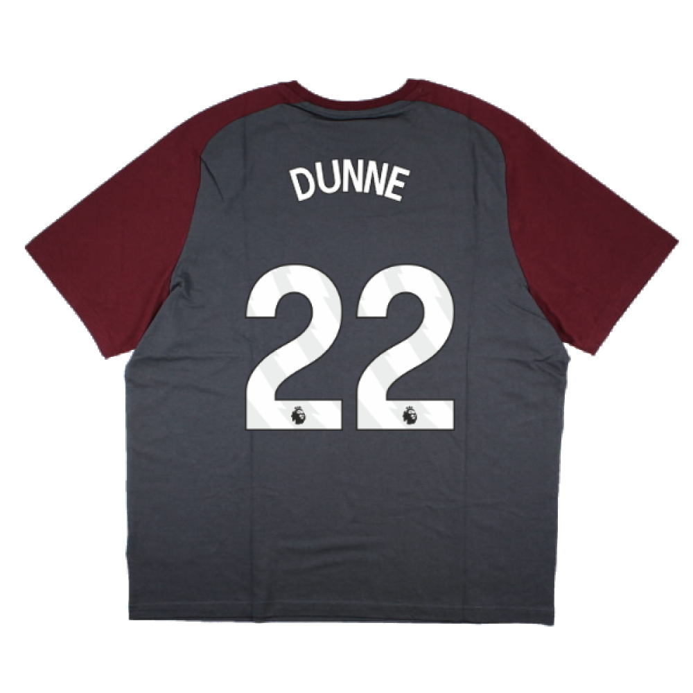 2023-2024 Man City Casuals Tee (Grey) (DUNNE 22)