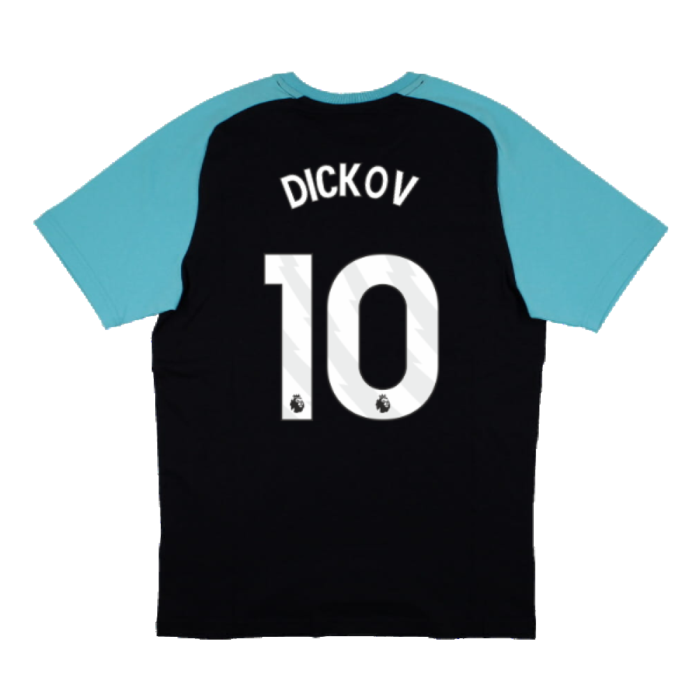 2023-2024 Man City Casuals Tee (Navy) (DICKOV 10)