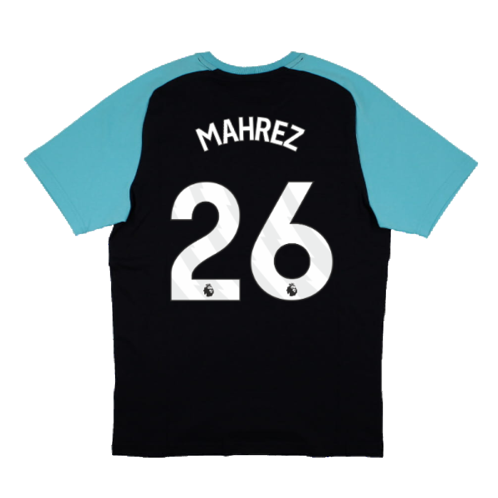 2023-2024 Man City Casuals Tee (Navy) (MAHREZ 26)