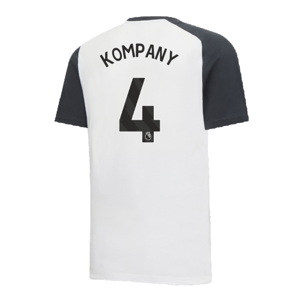 2023-2024 Man City Casuals Tee (White) (KOMPANY 4)