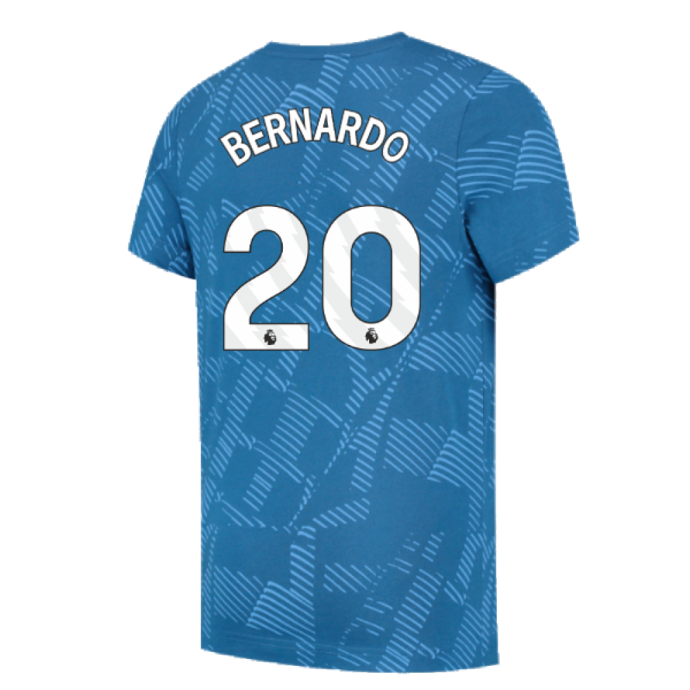 2023-2024 Man City FtblCore AOP Tee (Lake Blue) (BERNARDO 20)