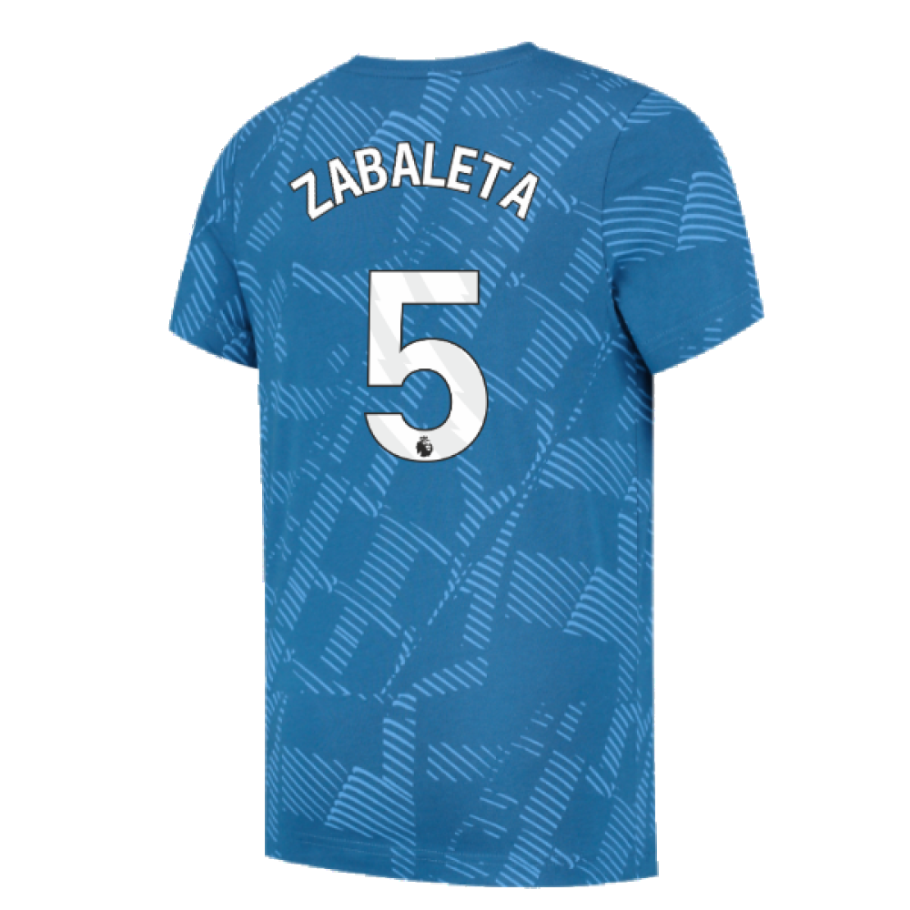 2023-2024 Man City FtblCore AOP Tee (Lake Blue) (ZABALETA 5)