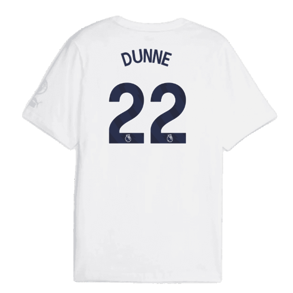 2023-2024 Man City FtblCore Graphic Tee (White) (DUNNE 22)