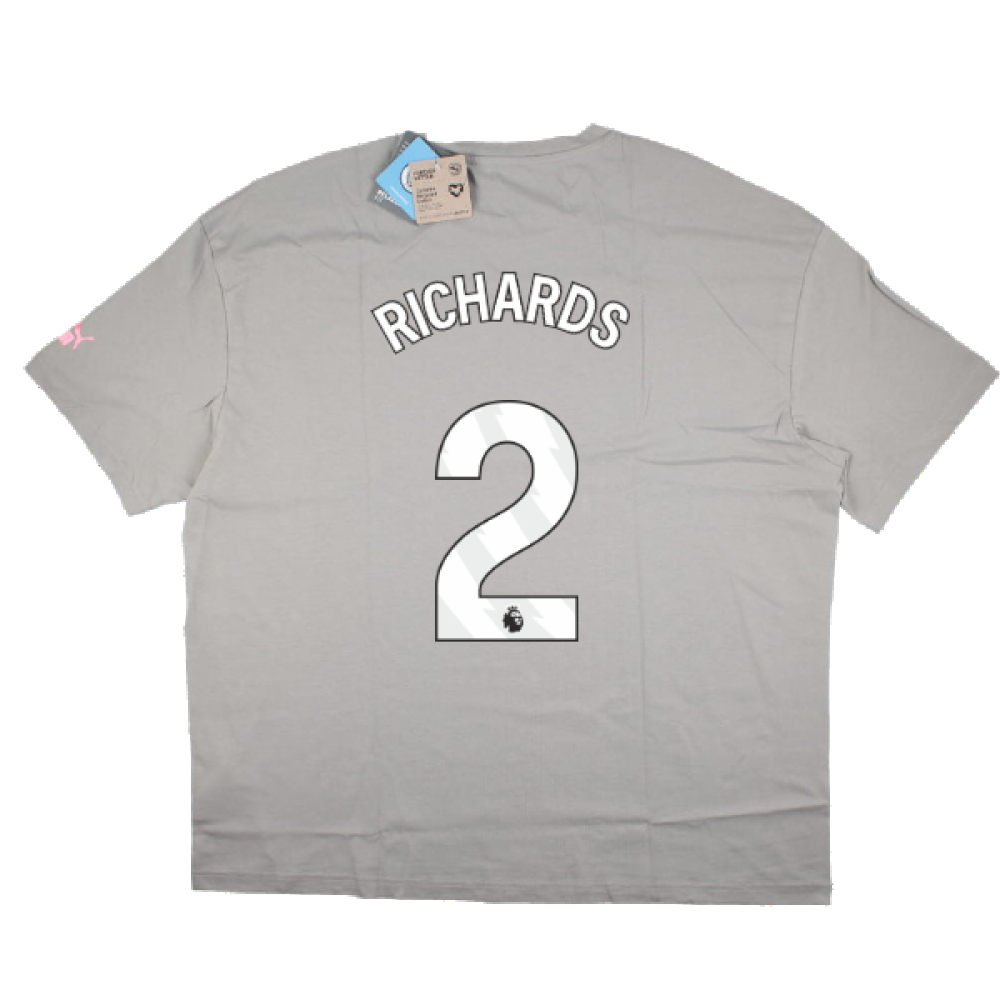 2023-2024 Man City FtblCulture Tee (Smokey Grey) (RICHARDS 2)