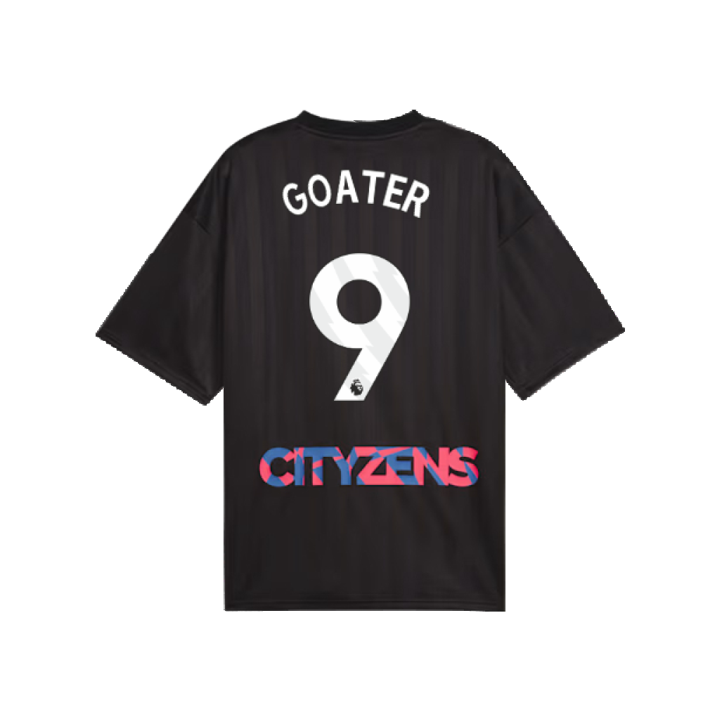 2023-2024 Man City FtblNrgy Jersey (Black) (GOATER 9)