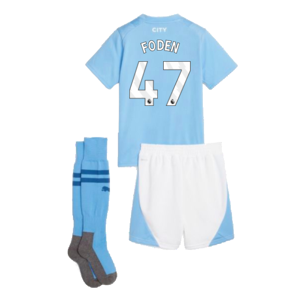 2023-2024 Man City Home Mini Kit (FODEN 47)