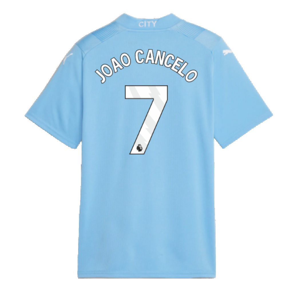 2023-2024 Man City Home Shirt (Kids) (JOAO CANCELO 7)