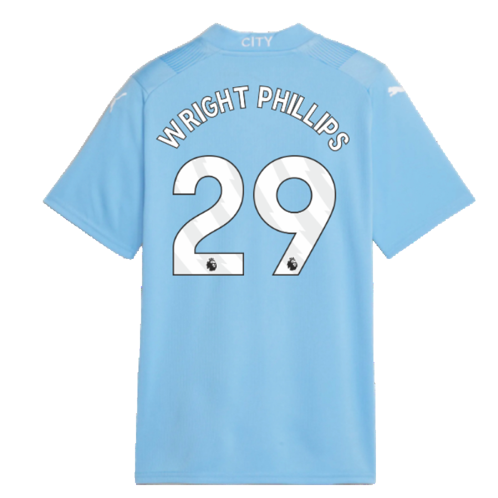 2023-2024 Man City Home Shirt (Kids) (WRIGHT PHILLIPS 29)