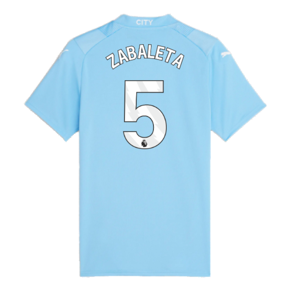 2023-2024 Man City Home Shirt (Ladies) (ZABALETA 5)