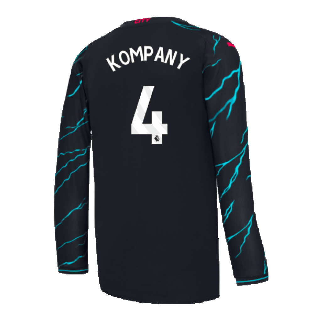 2023-2024 Man City Long Sleeve Third Shirt (KOMPANY 4)