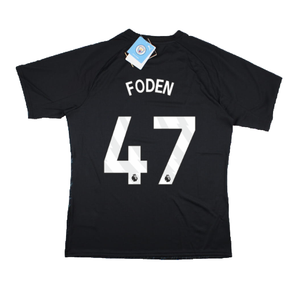 2023-2024 Man City Pre-Match Jersey (Dark Navy) (FODEN 47)