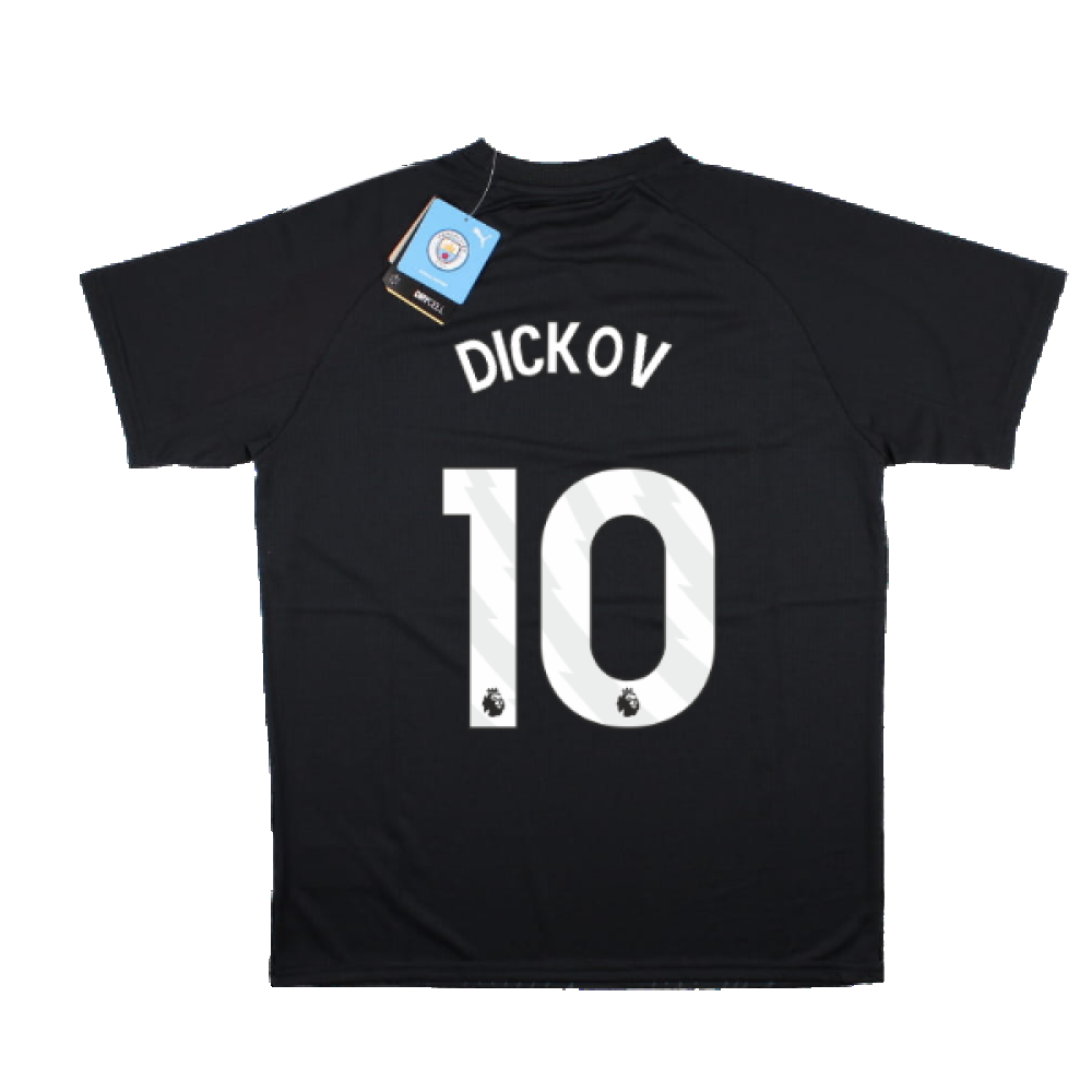 2023-2024 Man City Pre-Match Jersey (Dark Navy) - Kids (DICKOV 10)